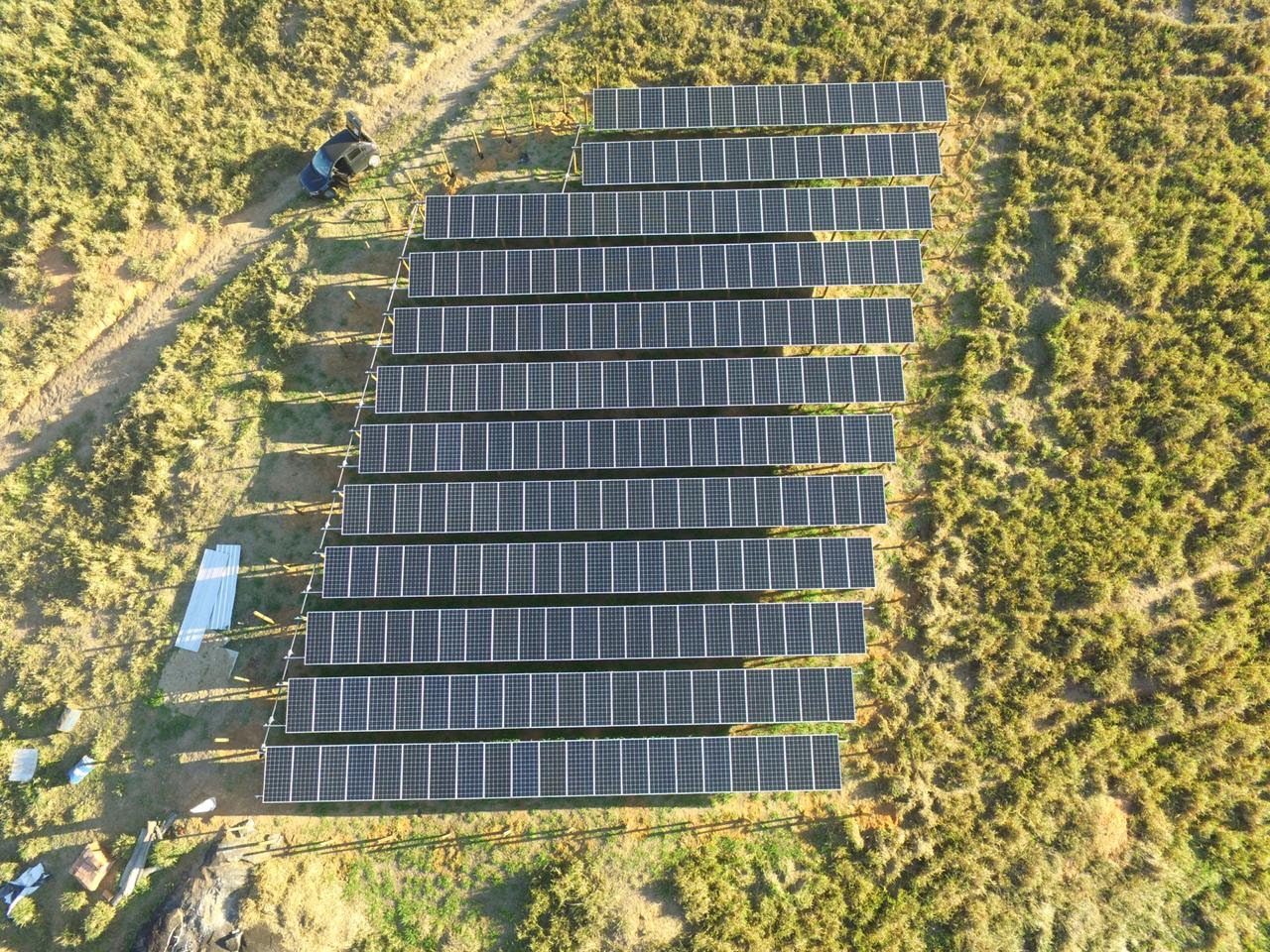 Utility-scale solar farm developed by Ferrius Energy
